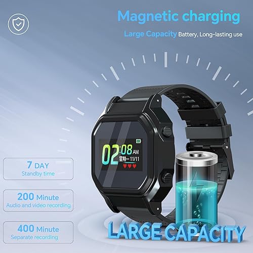 Miniatura 6 de Cámara oculta HD de 1080P, cámara espía y portátil, para niñera, 64 GB de memoria. Batería de larga duración  Muy adecuada para grabación móvil,