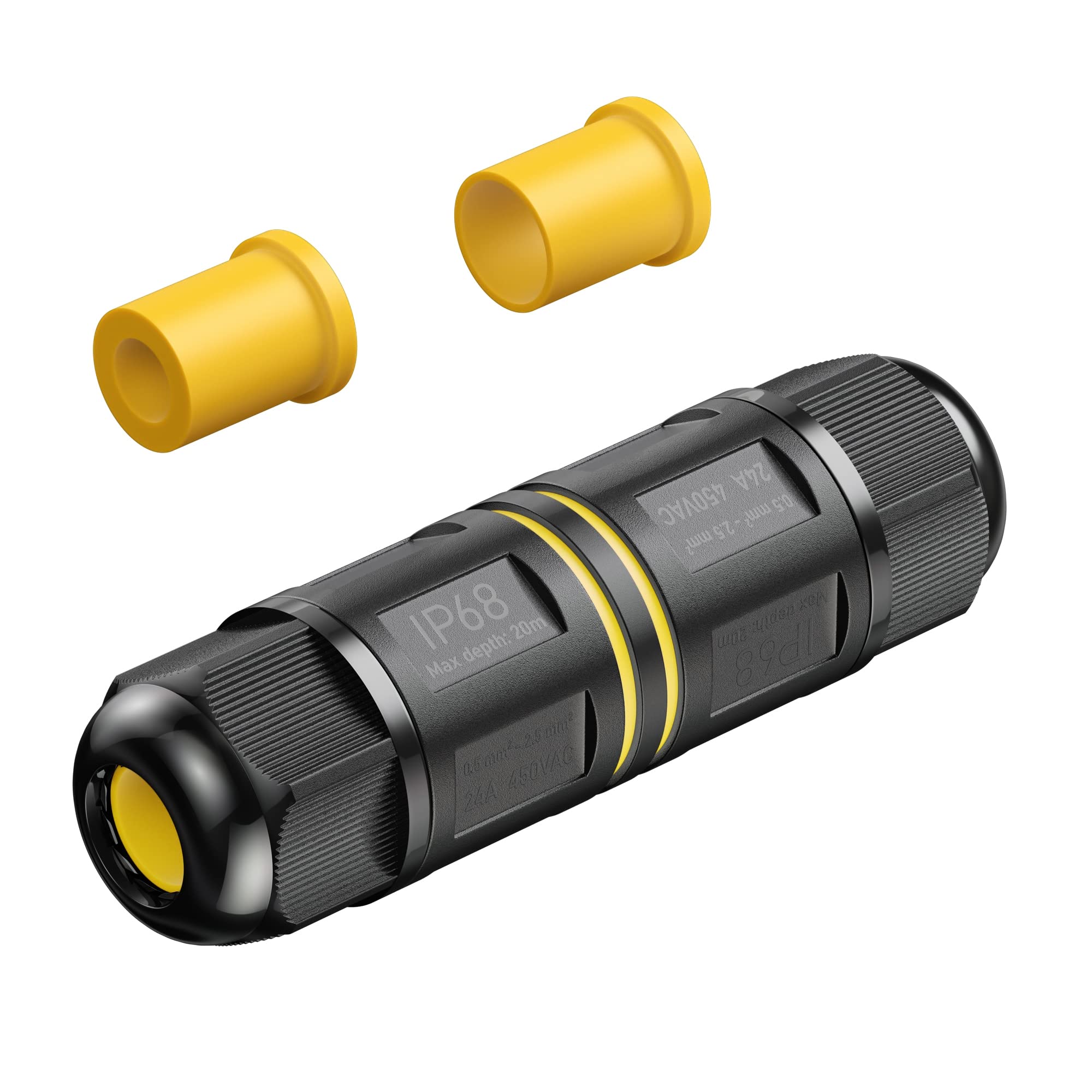 ledscom.de 20x connettore per cavi per esterni, IP68, manicotto per cavo di diametro 5-12 mm