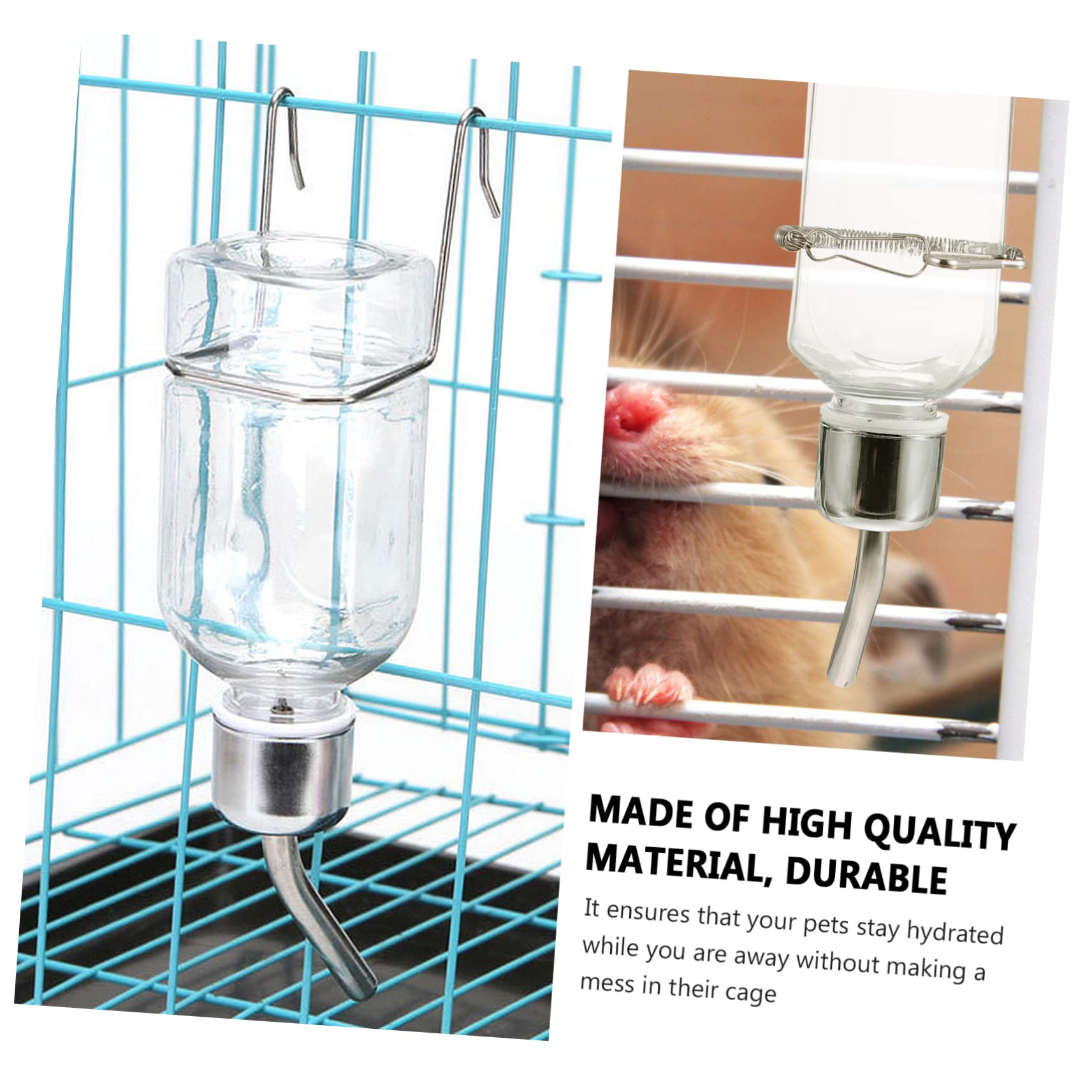 Angoily 6stücke Haustier Trinkflasche Automatischer Wasserspender Für Hamster Und Kaninchen Auslaufsicher Kunststoff Für Einfache Wasserabgabe Für Kleine Haustiere