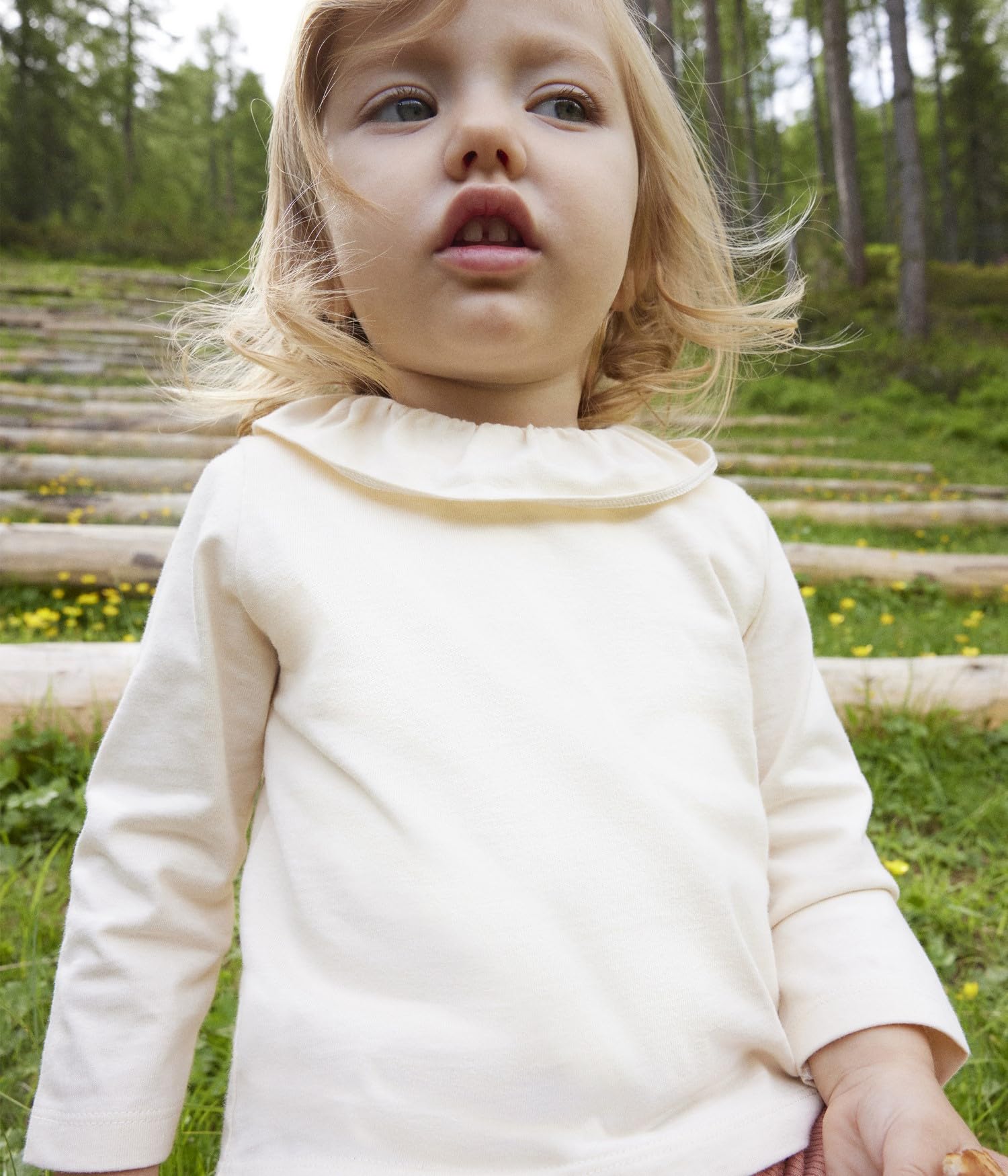 Petit Bateau Blouse Manches Longues Bébé Fille