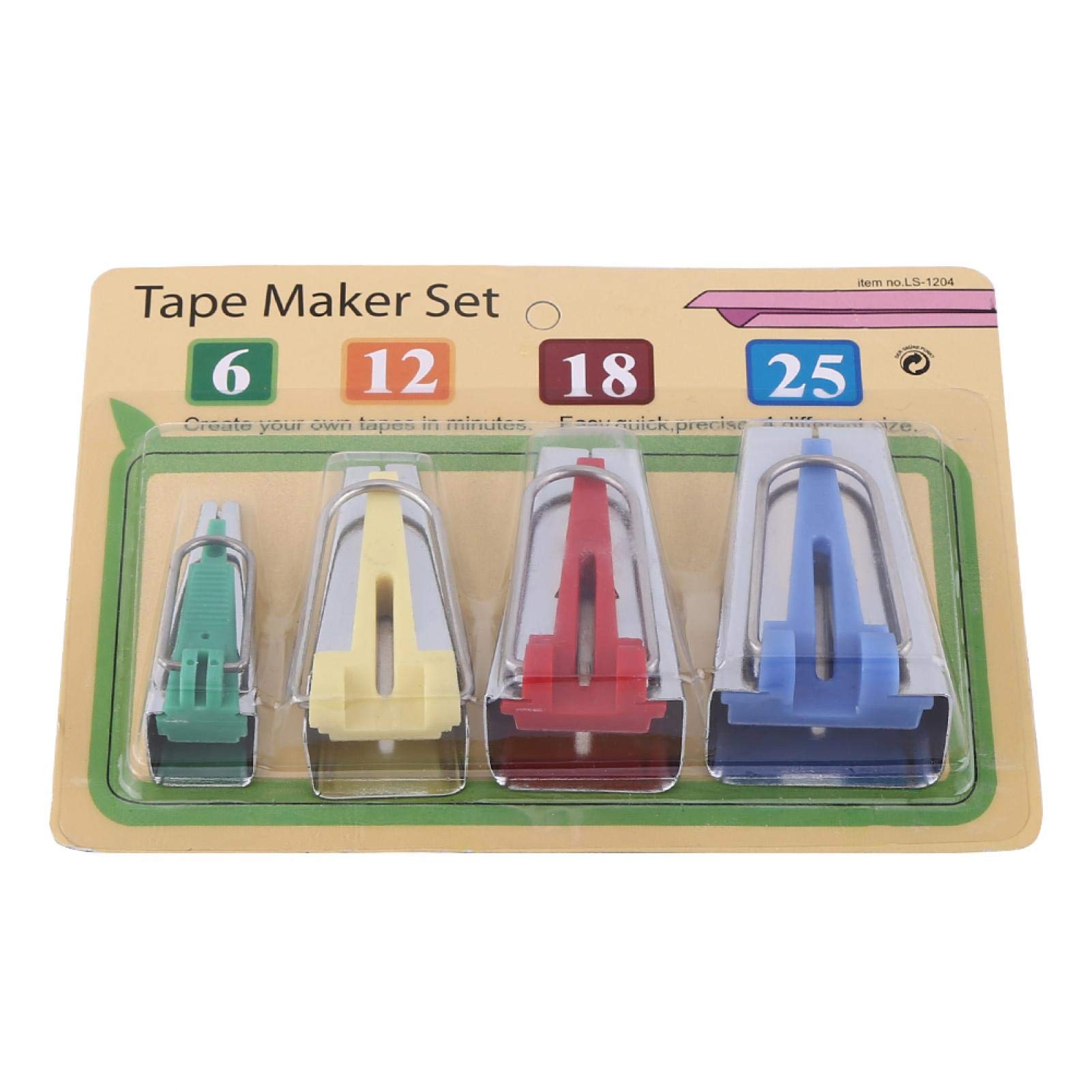 Set 5 Nastri Sbiechi (6-25 Mm): Lo Strumento Fai Da Te Per Cucito E Patchwork - 2