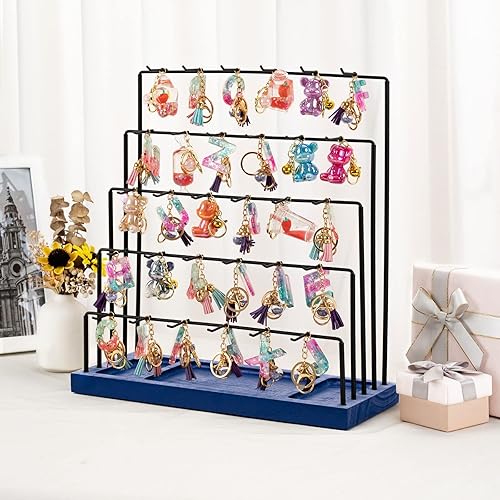 Miniatura 3 de DGWJSU Soporte de exhibición de aretes para vender, soporte de exhibición de aretes, exhibición de joyas para vender tarjetas de aretes, pulseras,