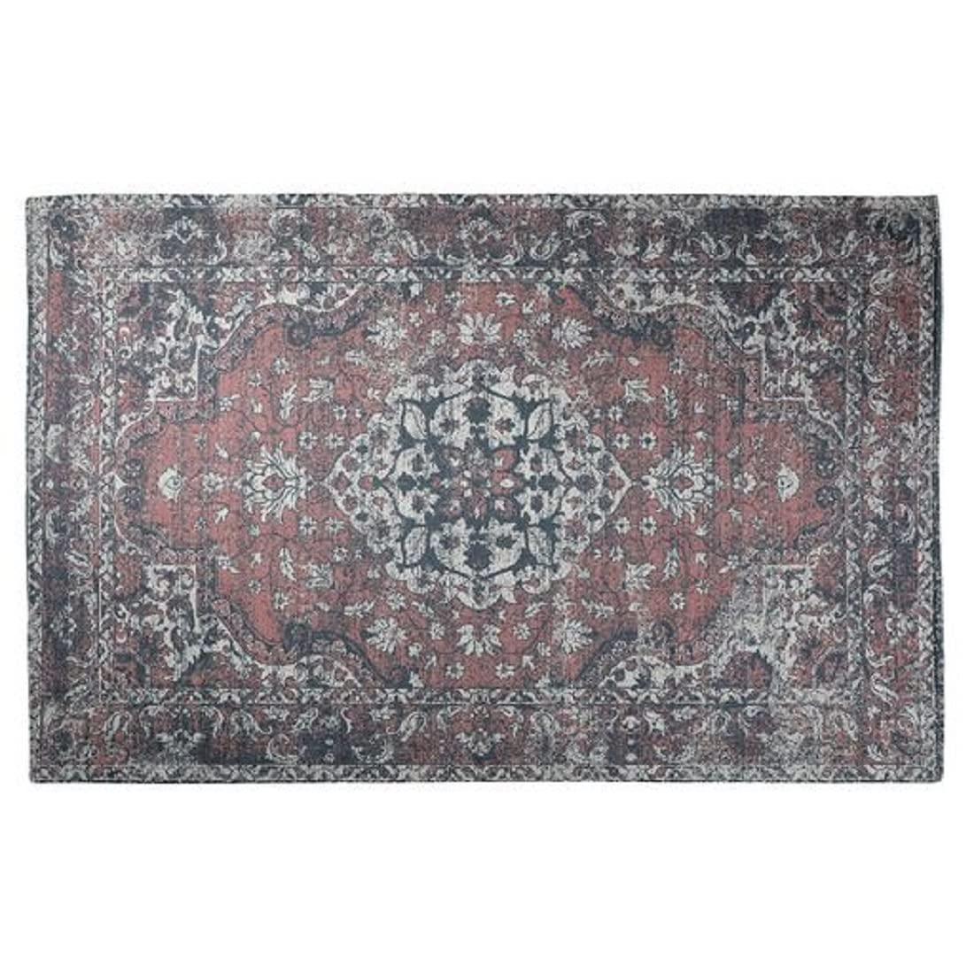 TIKULI Hand Woven Oriental Indoor/Outdoor Polyester Printed Rectangular Rug/Mats/Dhurry 2' x 3' Oriental_01
