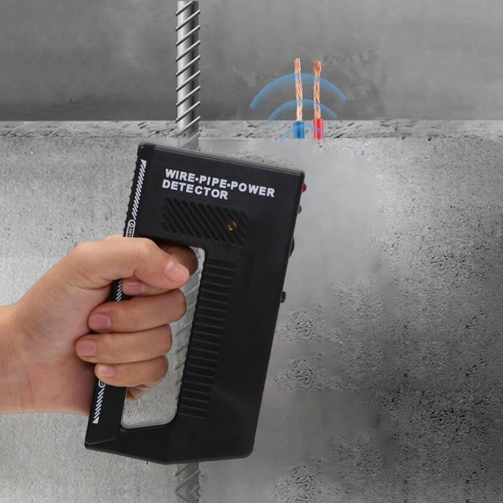 Rilevatore di cavi nei muri, metal detector per scanner a parete - Localizzatore di cavi ad alta sensibilità nel rilevatore di pareti, prigionieri e tubi,Allarmi sonori e visivi, scanner da