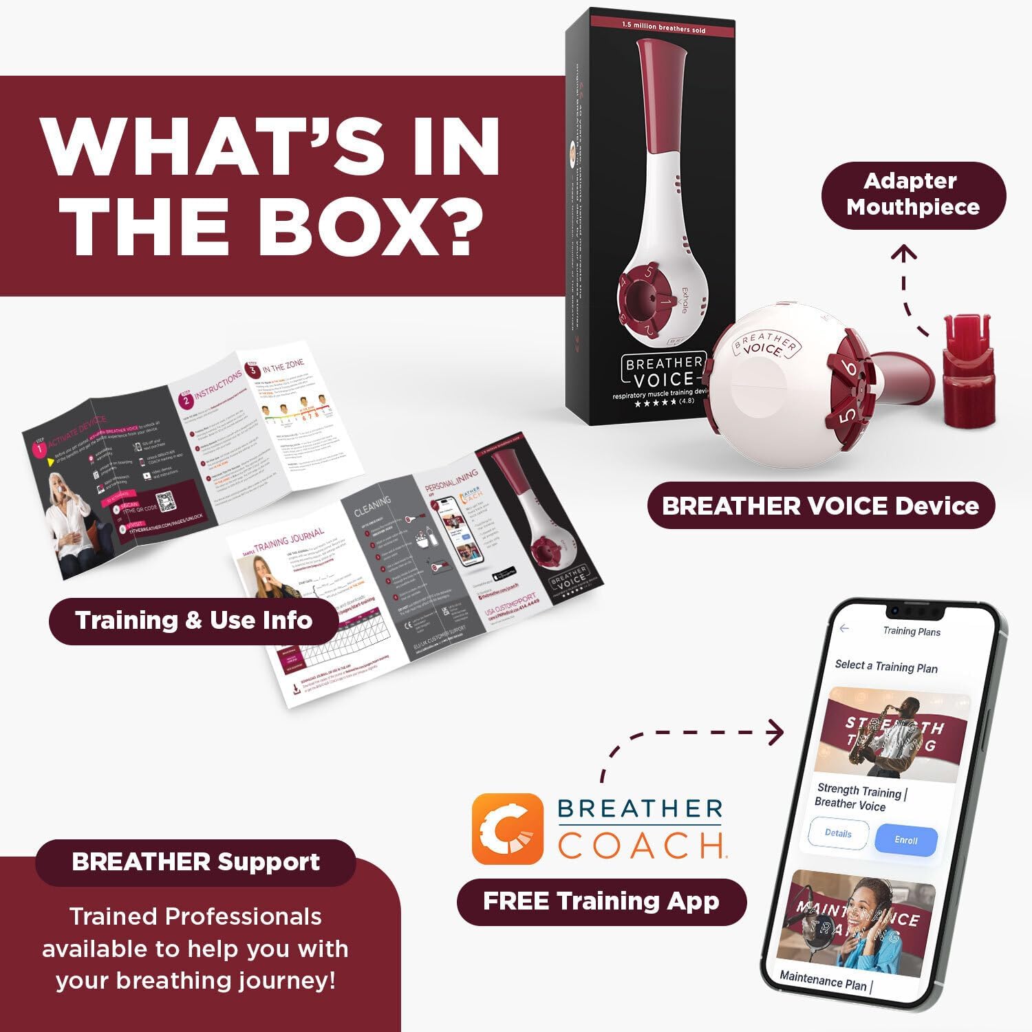 The Breather Voice | Respiratory Breath & Lung Trainer | Strengthen Your Breath Control & Elevate Your Singing Performance