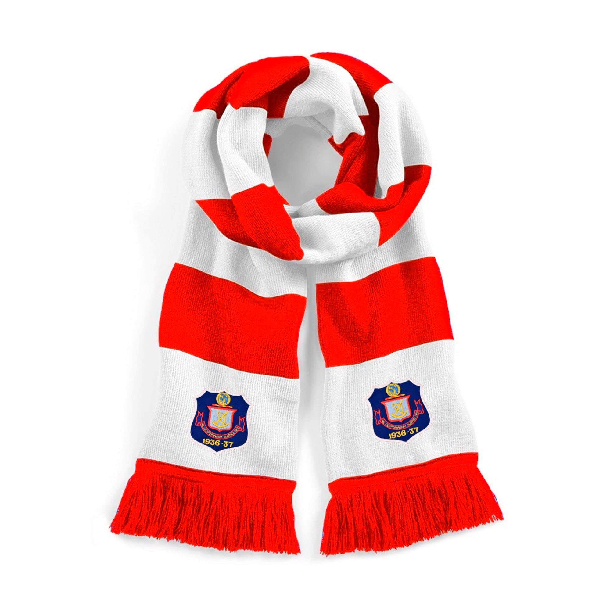 Sunderland 1937 Retro Traditional Football Scarf Embroidered Logo