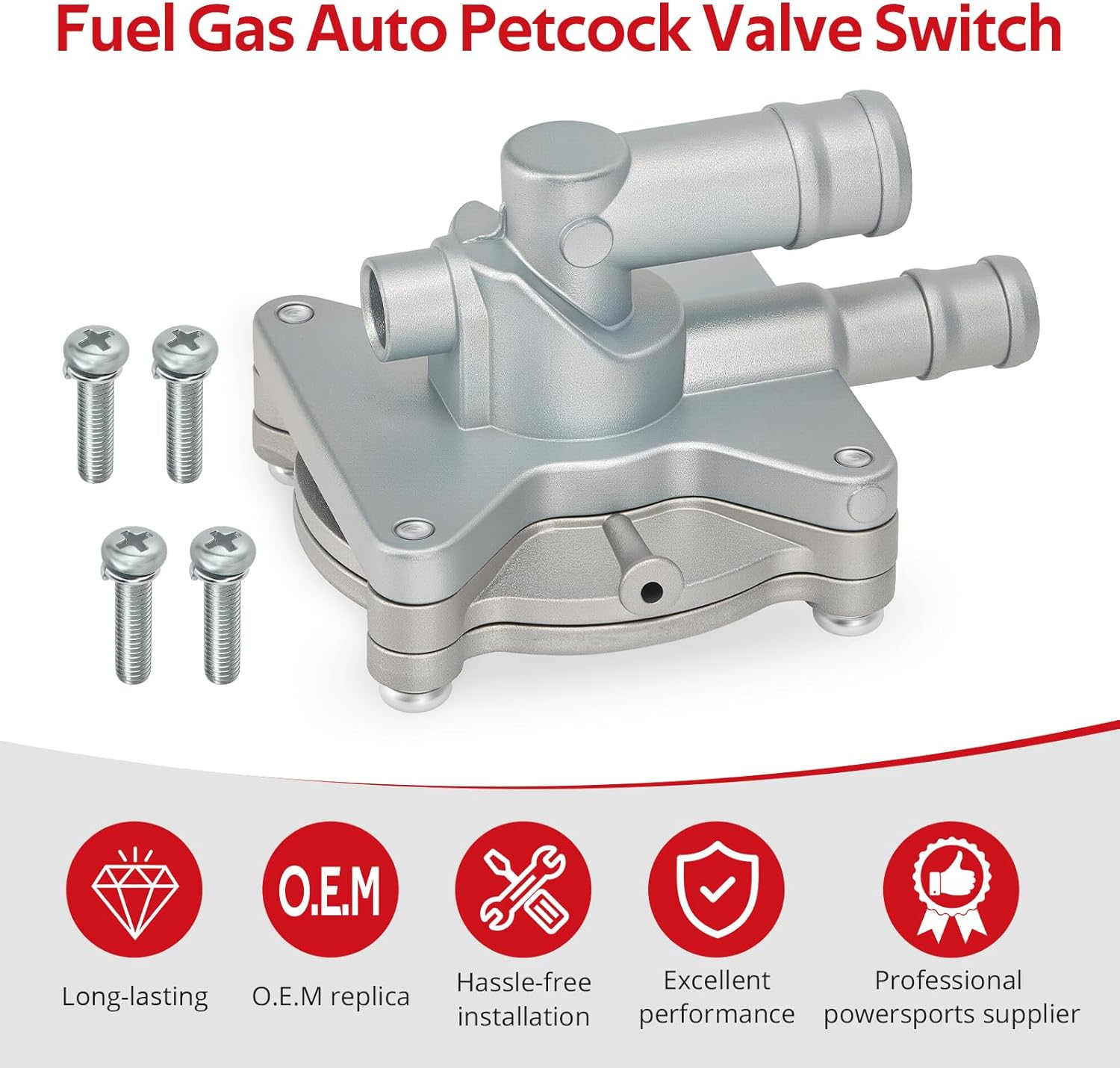 JAVIK Fuel Gas Auto Petcock Valve Switch For Honda ST1100 ABS Shadow VLX 600 VT600C VT600CD 1992-2003 O.E.M# 16970-MZ8-U52