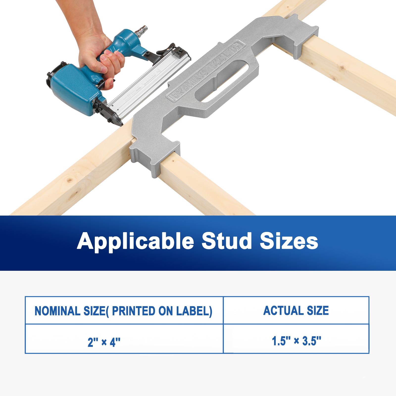 On Center Stud Layout Tool 16 Wall Framing Spacing Positioning Jig  CastAluminum