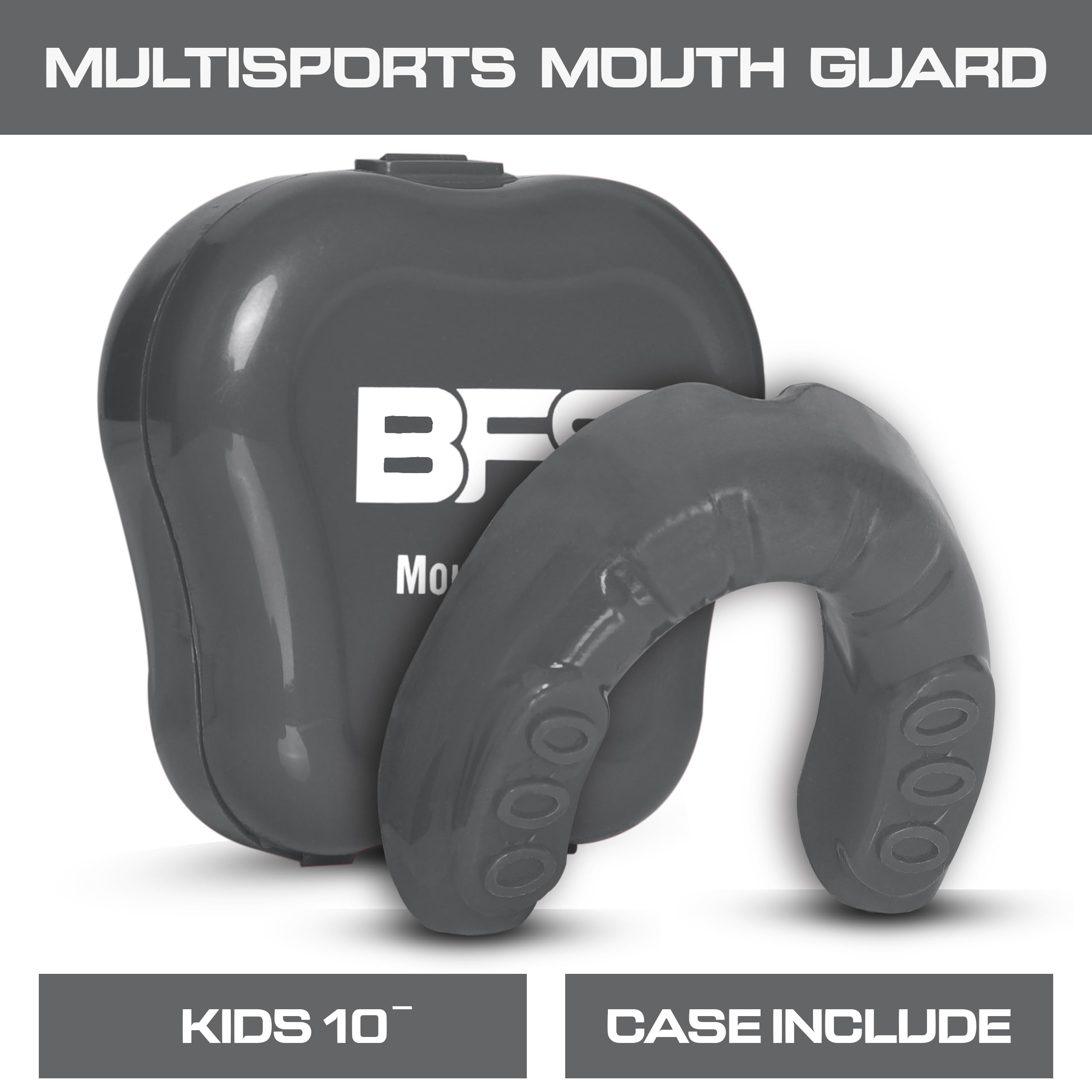 Sport-Mundschutz für Kinder, Jugendliche, Jungen, Mädchen, Kinder, Teenager, Mundschutz mit Etui (BPA-frei) für Boxen, Kampfsport, MMA, Karate, Lacrosse, Fußball, Fußball und alle