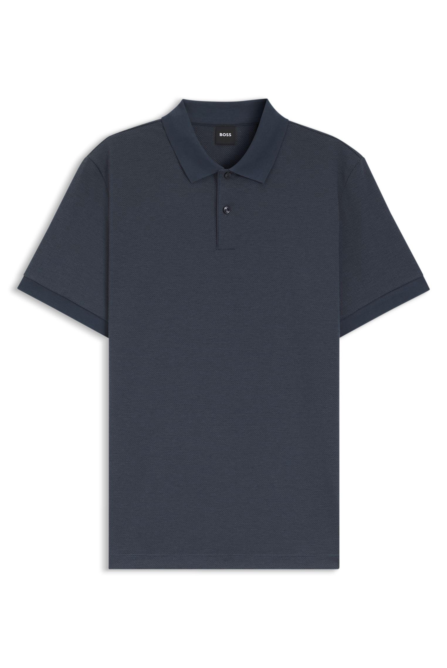 BOSS Herren H-Parlay 102 Poloshirt aus Baumwolle mit Blasen-Struktur