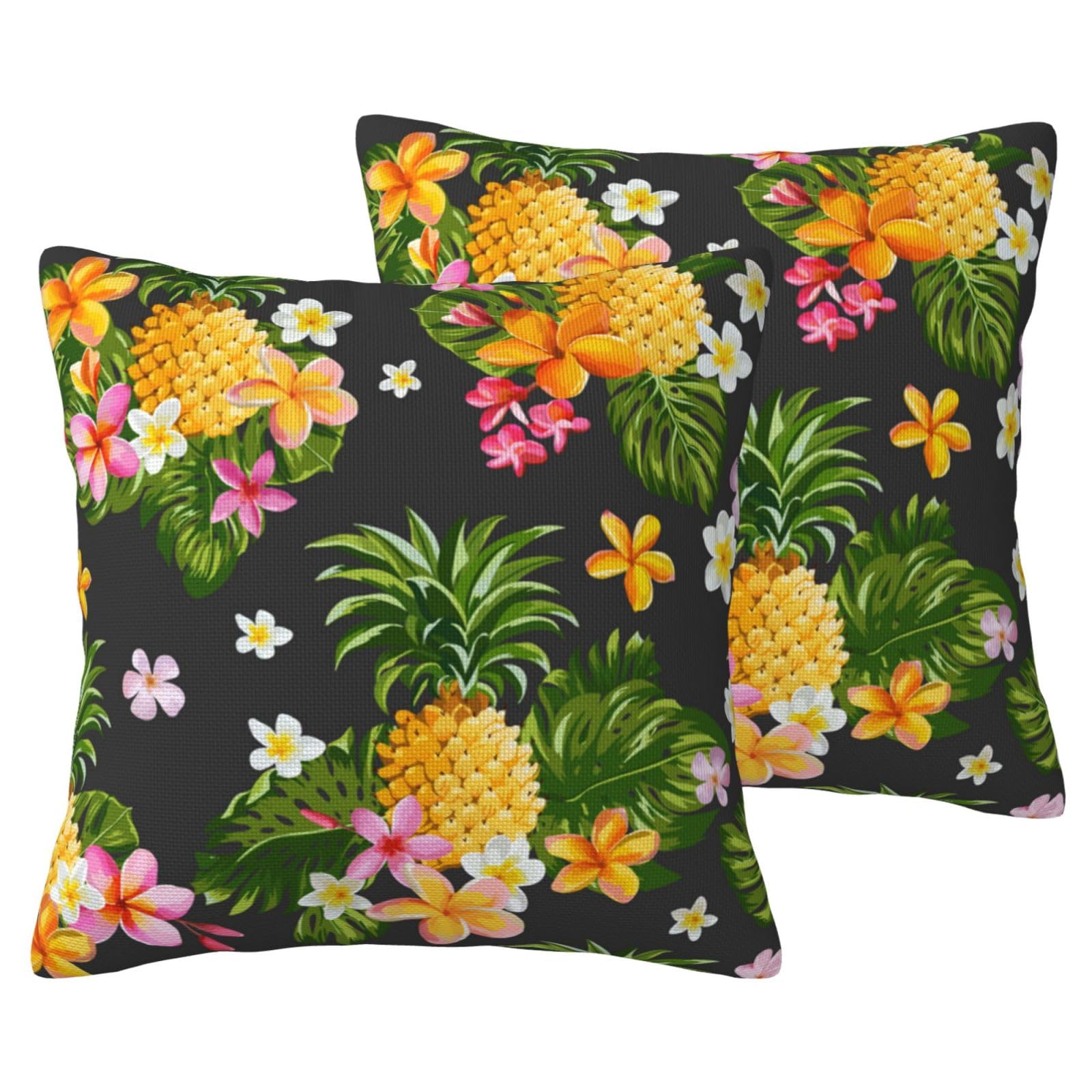 Housses de coussin tropical hawaïen pour décorer le canapé du salon