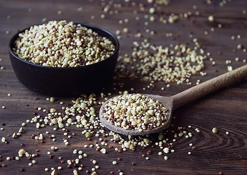 Miniatura 6 de Mezcla orgánica de súper granos, 5 libras, una mezcla de mijo, trigo sarraceno, quinua roja y blanca. Sin OMG, no irradiado, superalimento vegano, a