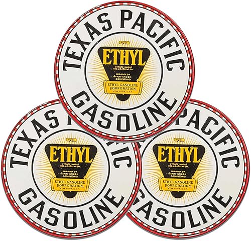 Miniatura 311 de Brotherhood Letrero de gas vintage de reproducción de letreros de metal vintage, letrero redondo de metal para garaje y hogar, 8 pulgadas de Nourse