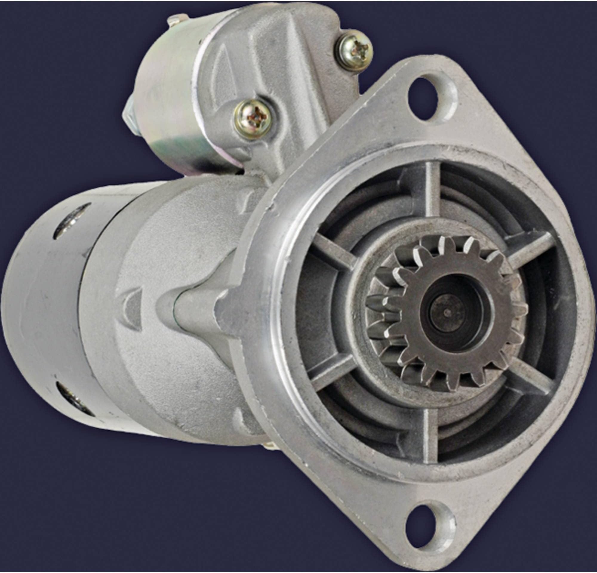 DB Electrical 410-44050 Starter Compatible with/Replacement for Yanmar Marine Engine, 3JH2 3JH2BE 3JH2E 3JH3Z 3TNE84 3TNE88, 4JH, 4JH2-CE, 4JH2-DTE, 4JH2-E, Tractor TC3000 1981-On 17013 IMI214-007