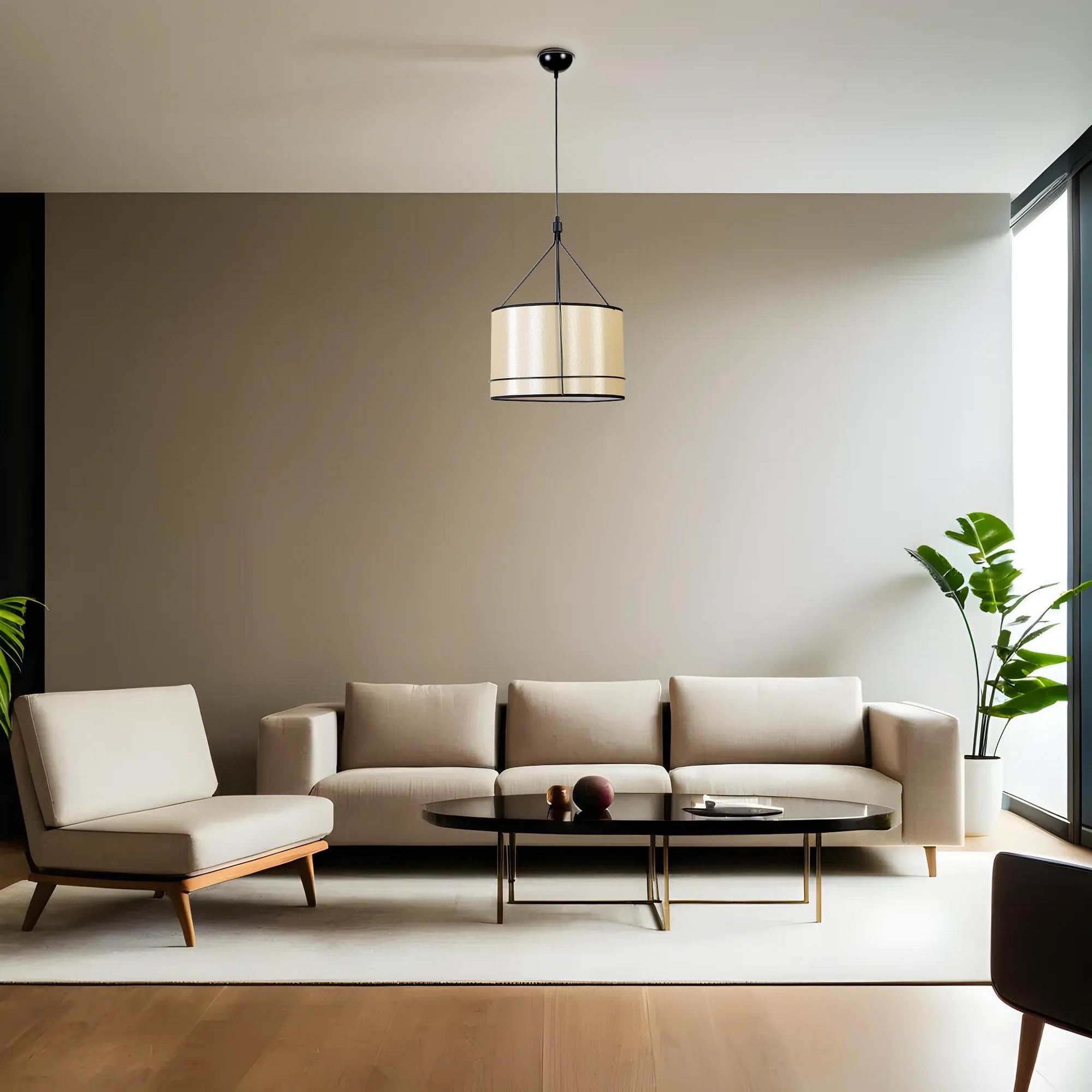 Chandelier de techo ajustable de 40cm para decoración moderna de hogar