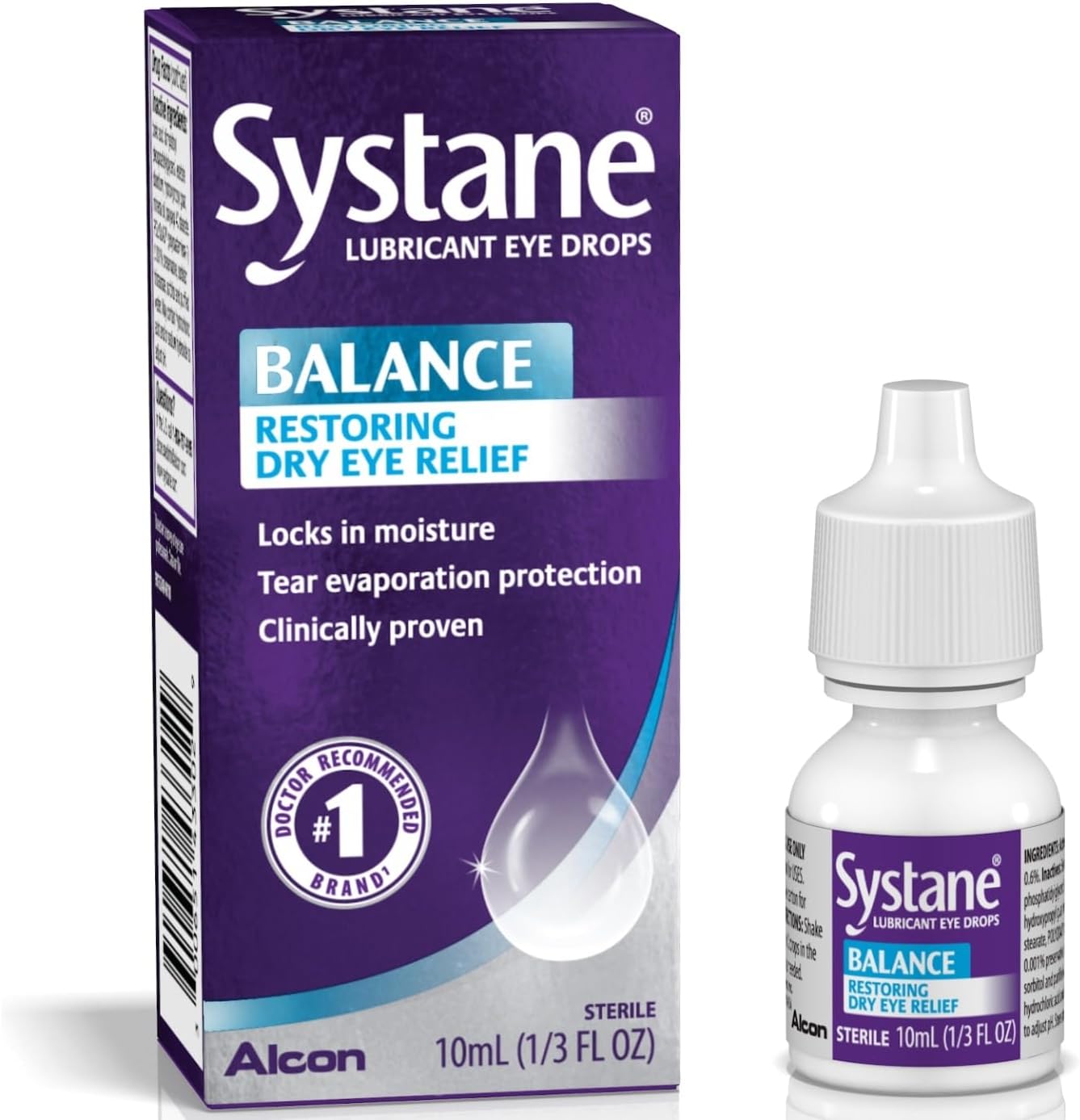 Systane Balance Lubricant Eye Drops 10-mL