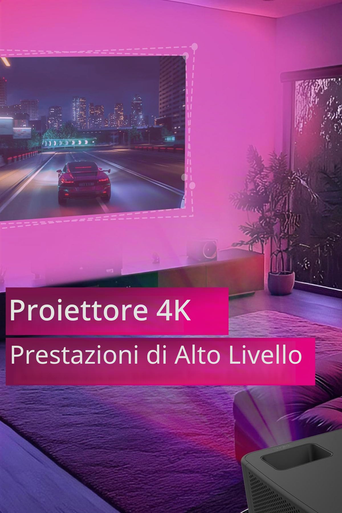 Videoproiettore - PHILIPS - Gamepix 900 - 4K UHD - 1000 ANSI lumen - LED - 120
