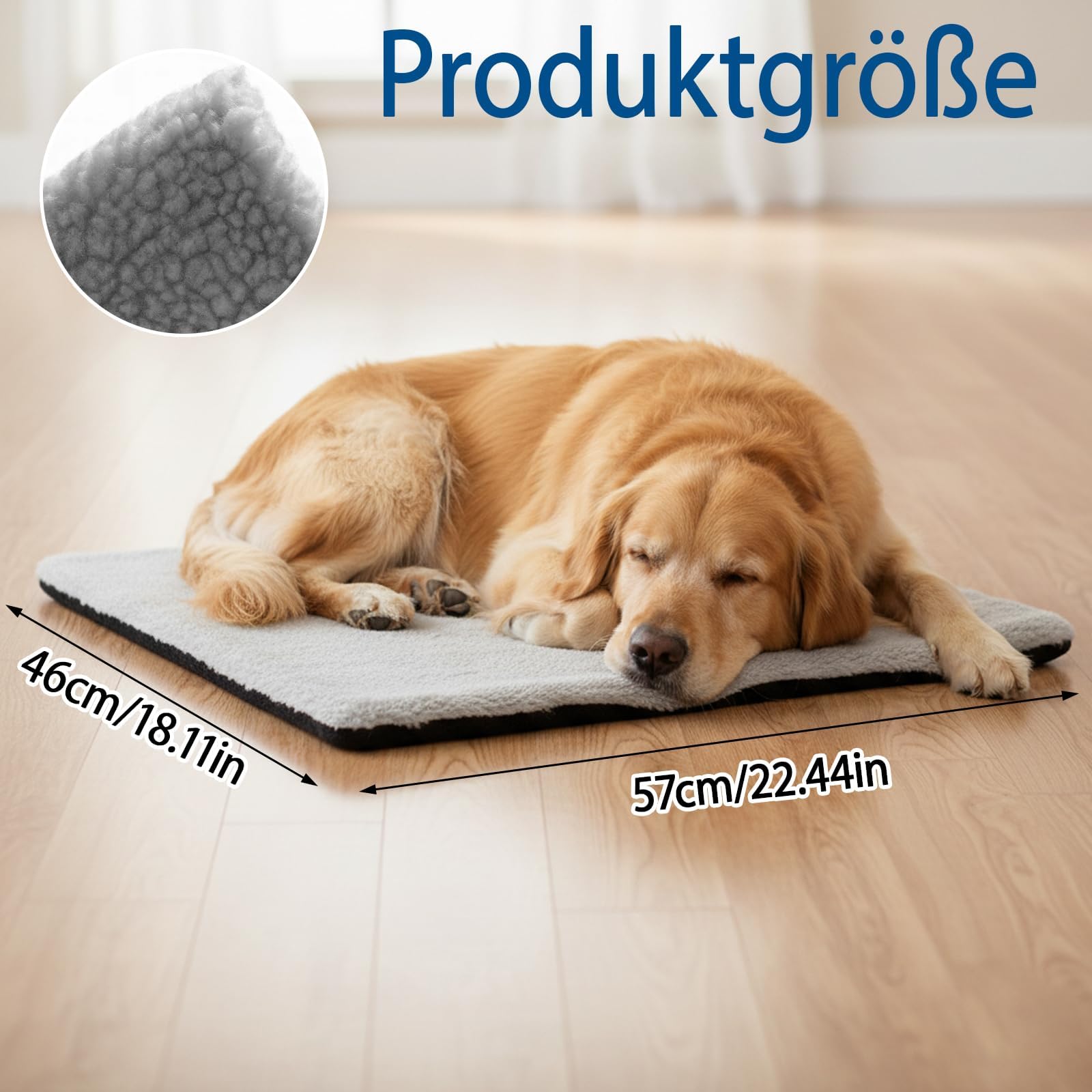 Katzenbett Heizung, Kuscheldecke Katze, Katzendecke Selbstwärmend, Katzendecke Für Sofa, 57 X 46 cm, Graue Flauschige Decke