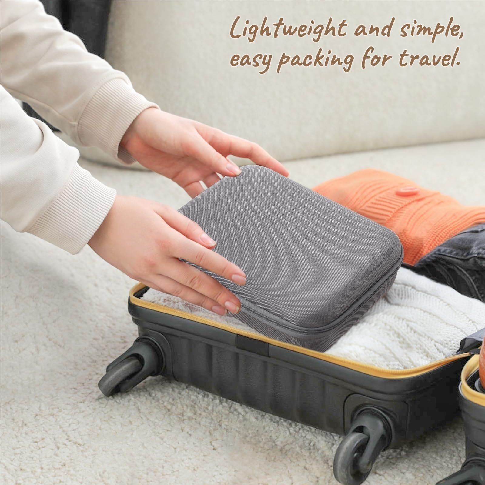 Organizer Okulary Etui Na Okulary Przeciwsłoneczne, Podróżne, Z Regulowanymi Przegródkami Przechowywanie(Grey,8 Slots)
