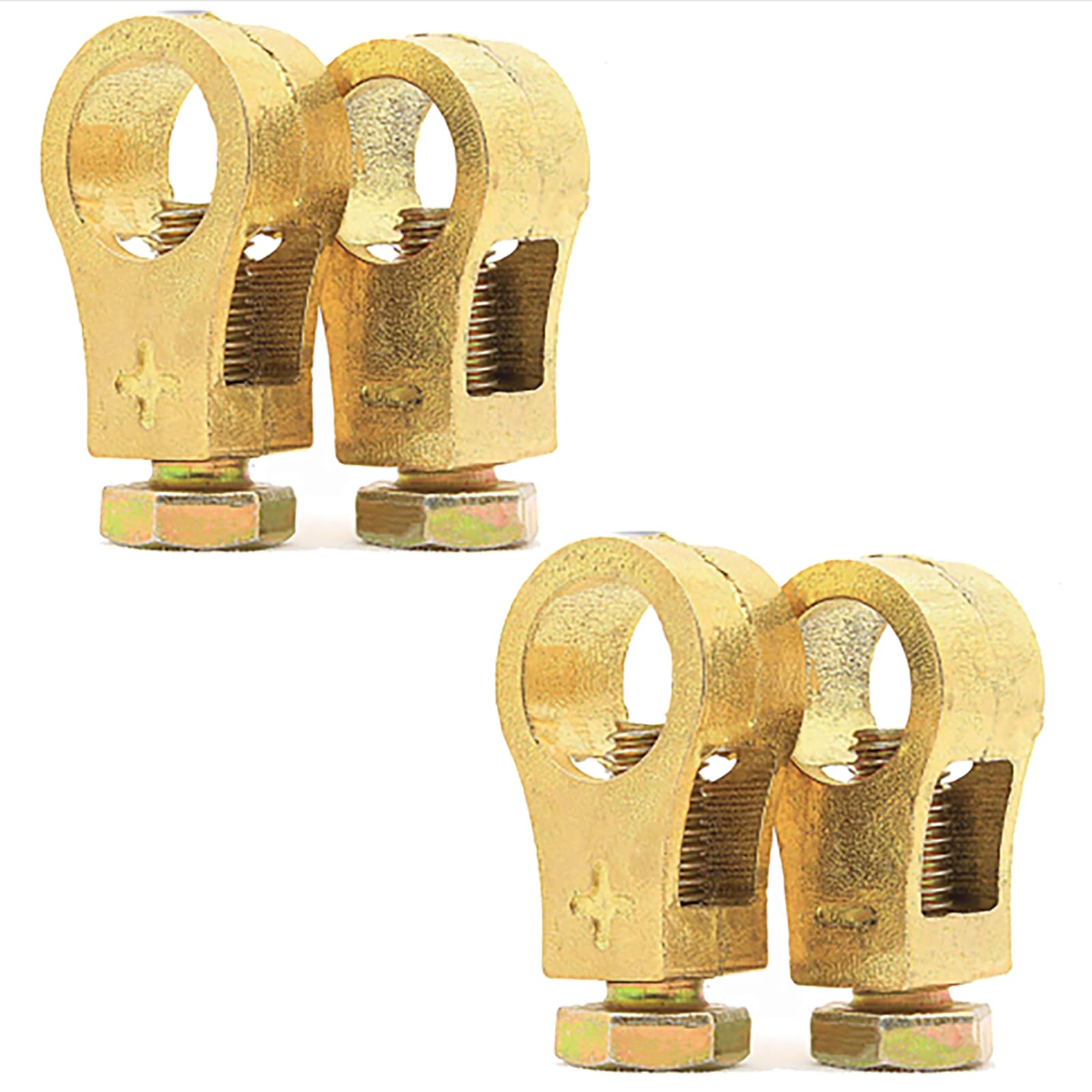 Pure Copper Battery Connection Clip, 2025 Battery Terminal Connectors Car Battery Terminal Positive and Negative Battery Cable Terminal Connectors Top