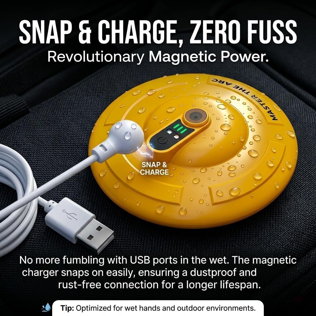 Floating Bait Bucket Aerator, IPX7 Waterproof Portable Air Pump for Live Bait & Minnows, Magnetic Rechargeable 2000mAh Battery (Up to 14H), Quiet Bubbler for Fishing, Ice Fishing, Fish Tank