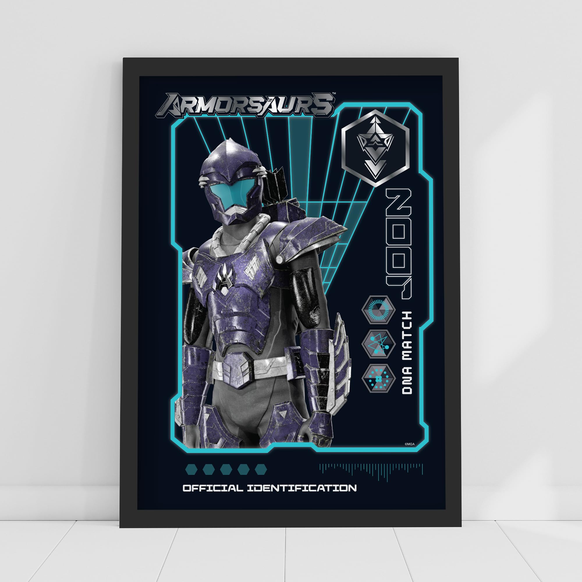 Themed Armorsaurs Print - Joon DNA Match Poster Wall Art (21cm x 29.7cm - A4)