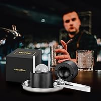 Vista 7 de VEVOR Prensa de Bolas de Hielo, Prensa de Bolas de Hielo de 2.4", Kit de Prensa de Bolas de Hielo de Aluminio para Aviación para Esfera de Hielo