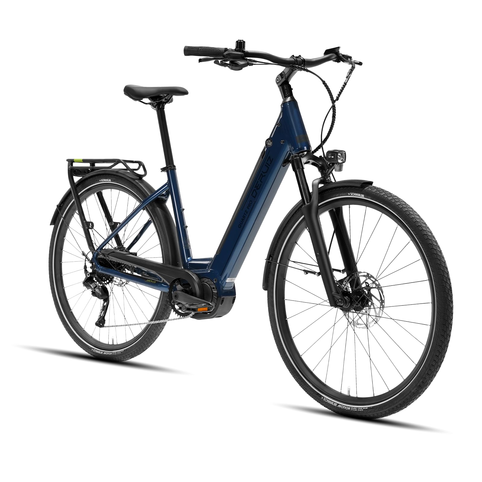 DERUIZ Quartz Pro E-Bike 28", motore centrale da 250 W, sensore di coppia