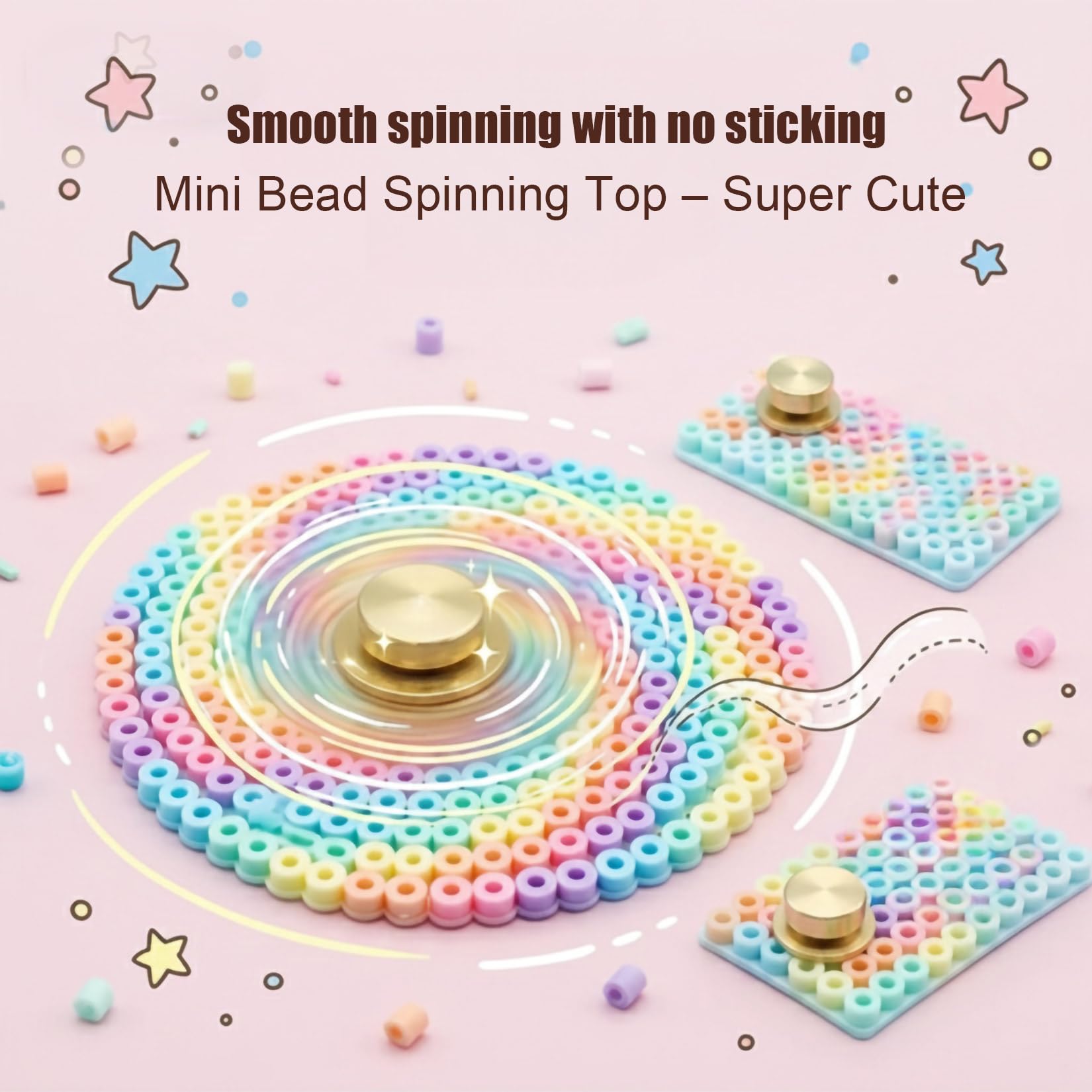 10 Pezzi Cuscinetto Rotante Mini Metallo, 7mm 360° Grado Rotazione, Lager Rotazione per Carte Craft Cartoncino Scrapbooking