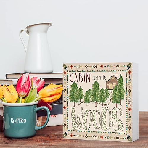 Miniatura 5 de Letrero de madera con texto en inglés "Lake Every Hour is Happy Hour", decoración de escritorio para el hogar, dormitorio, oficina, escritorio,