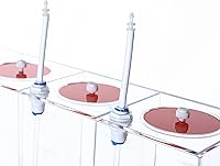 Vista 8 de DEHAO DEHAO - Cubo de almacenamiento de líquidos hecho en Acryli, 4 habitaciones, 1.6 galones, funciona con bomba dosificadora, contenedor