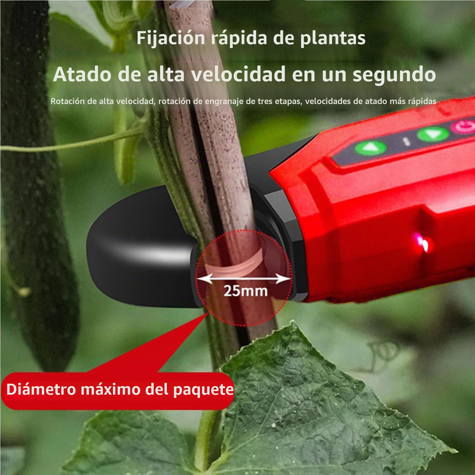 RayGenius Atadora Profesional De Plantas Y ViñAs, Atadora EléCtrica De Plantas Y Animales, Atadora De Plantas, Atadora De Ramas Viejas De ViñA