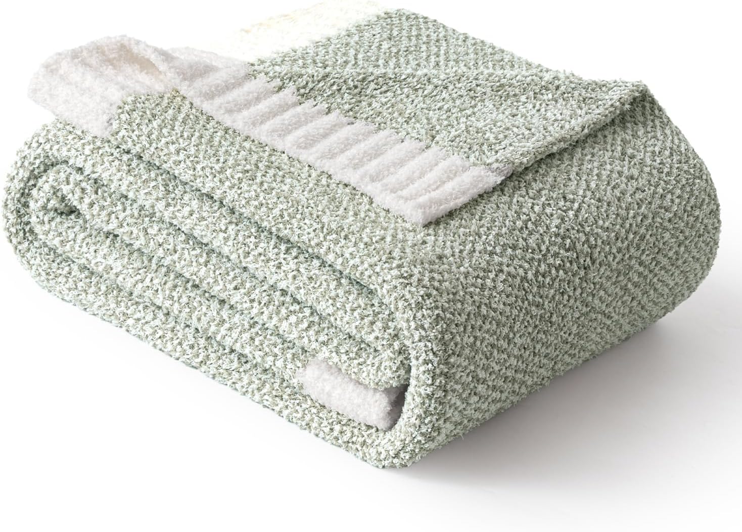 miulee sage green super soft throw blanket for bed, twin size cozy fluffy warm blankets knit blankets for couch, sofa, chair, living room, camping, picnic, 60 x 80 inch 60"x80" sage green