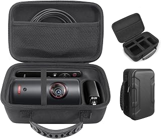 Vakdon Portable Hard Case for Nebula Capsule 3 Laser, Charger and Other Accessories, Waterproof, Dustproof and Shockproof (Black)