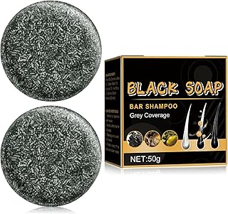 Gray Reverse Bar,Cover Gray-Hair-Bar Soap,Natural Hair Darkening Shampoo Bars for Coverage GrayHair Soap,Grays White Hair Reverse Basr,Fast Natural Black Hairs Shampoo BarSoap (2PCS)