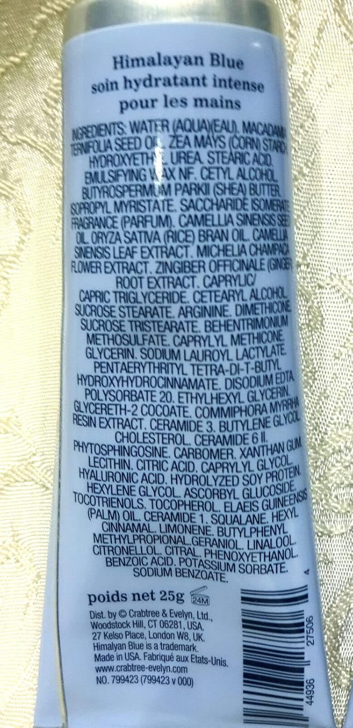 Crabtree & Evelyn HIMALAYAN BLUE Ultra Moisturising Hand Therapy .9 oz SET OF 5