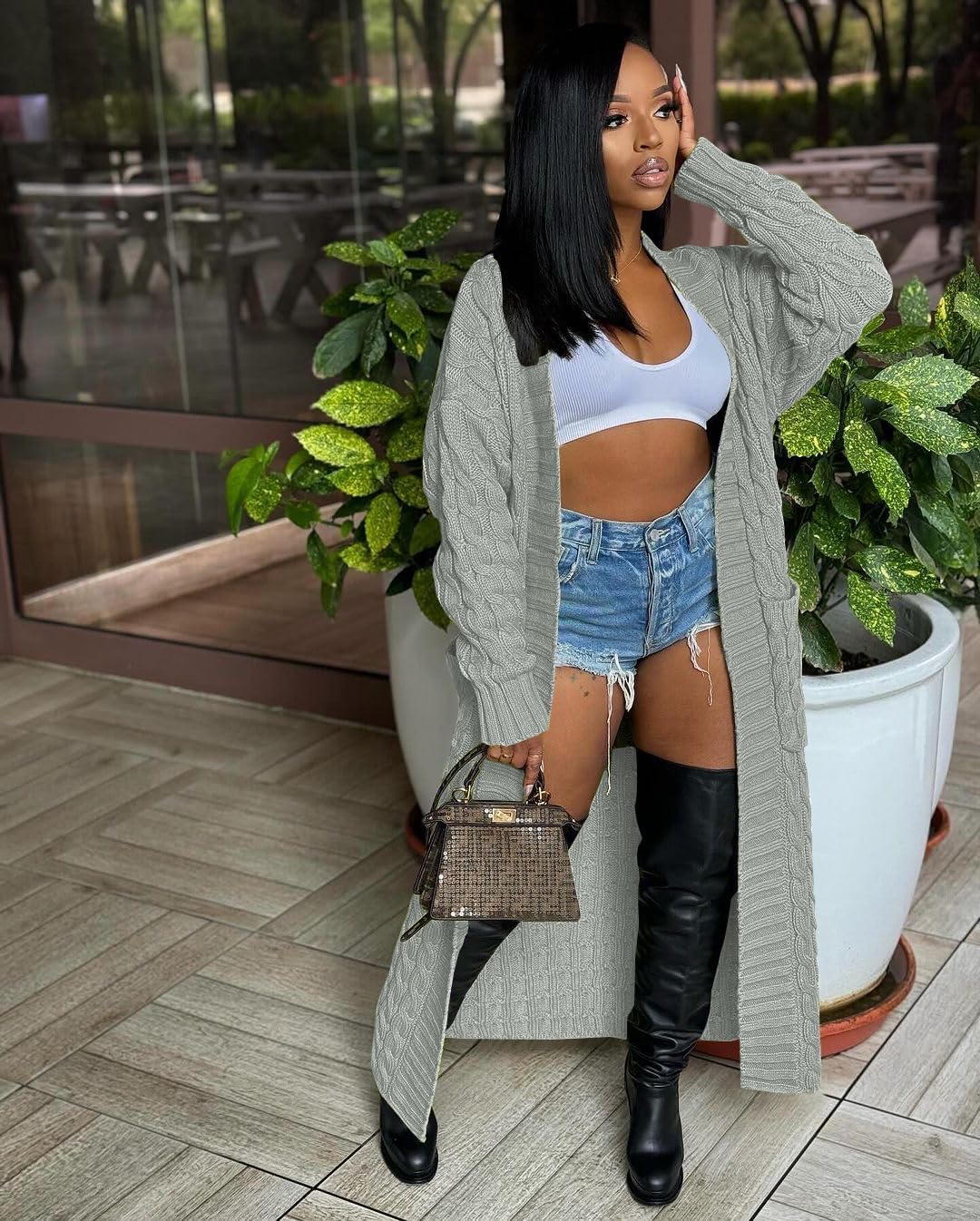 Nimsruc Cardigan Sweaters for Women Casual - Image 5