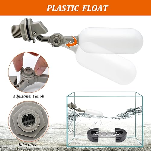 Miniatura 8 de Mist Maker - Nebulizador ultrasónico de 10 cabezales, nebulizadores con estanque flotante, nebulizador, decoración de terrario, acuario, hongos,