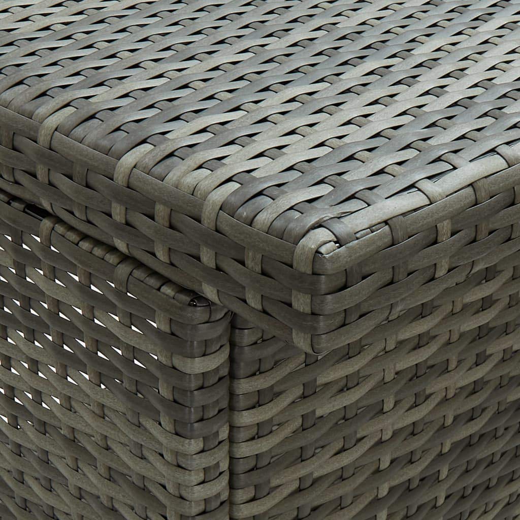 vidaXL Set da Bar 3 pz in Polyrattan Grigio