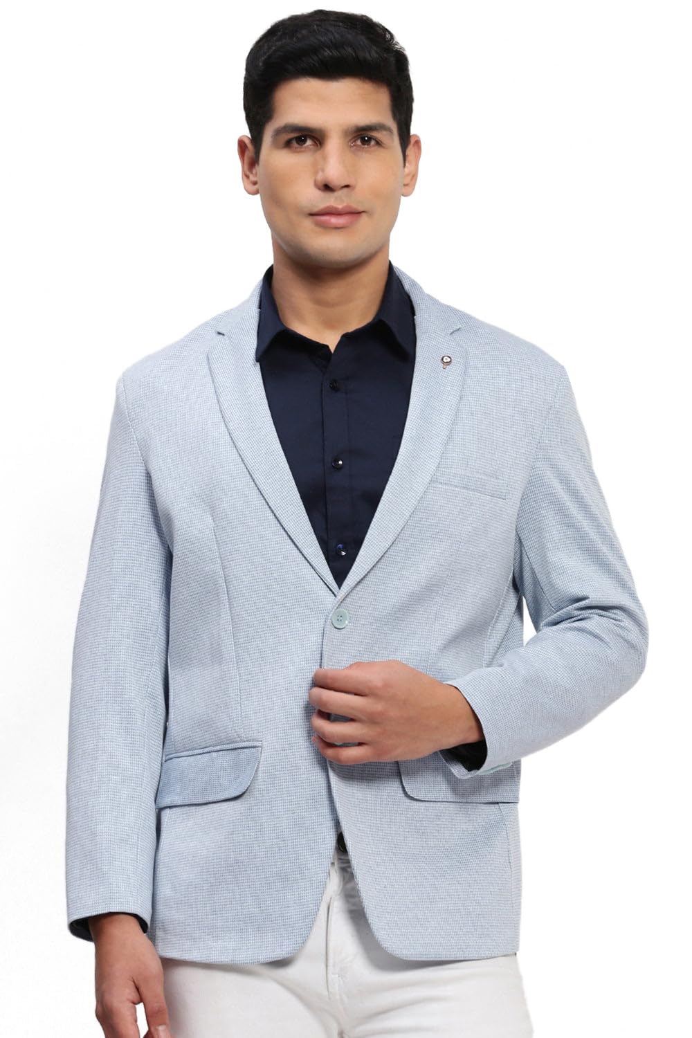 showoffff Men's Single Breasted Slim Blazer-picture-32