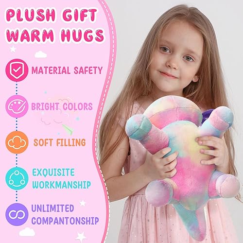 Miniatura 14 de Axolotl - Juguete de peluche, suave y lindo ajolote de 10.8 pulgadas, almohada de felpa de algodón de peluche Kawaii Salamandra Animal para niños