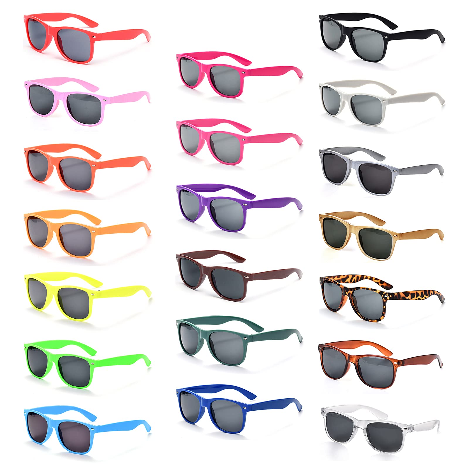 Yqvie 20 Pack Wholesale Sunglasses For Men Women In Bulk