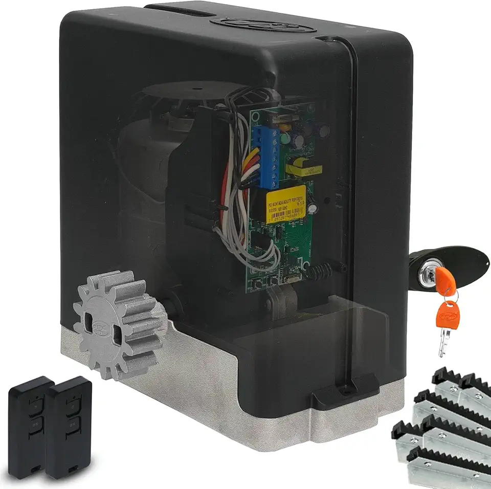 Motor 1/2 Ppa Dz Stark 700 6m Crem 2 Control Portão Eletrônico Deslizante - 127V