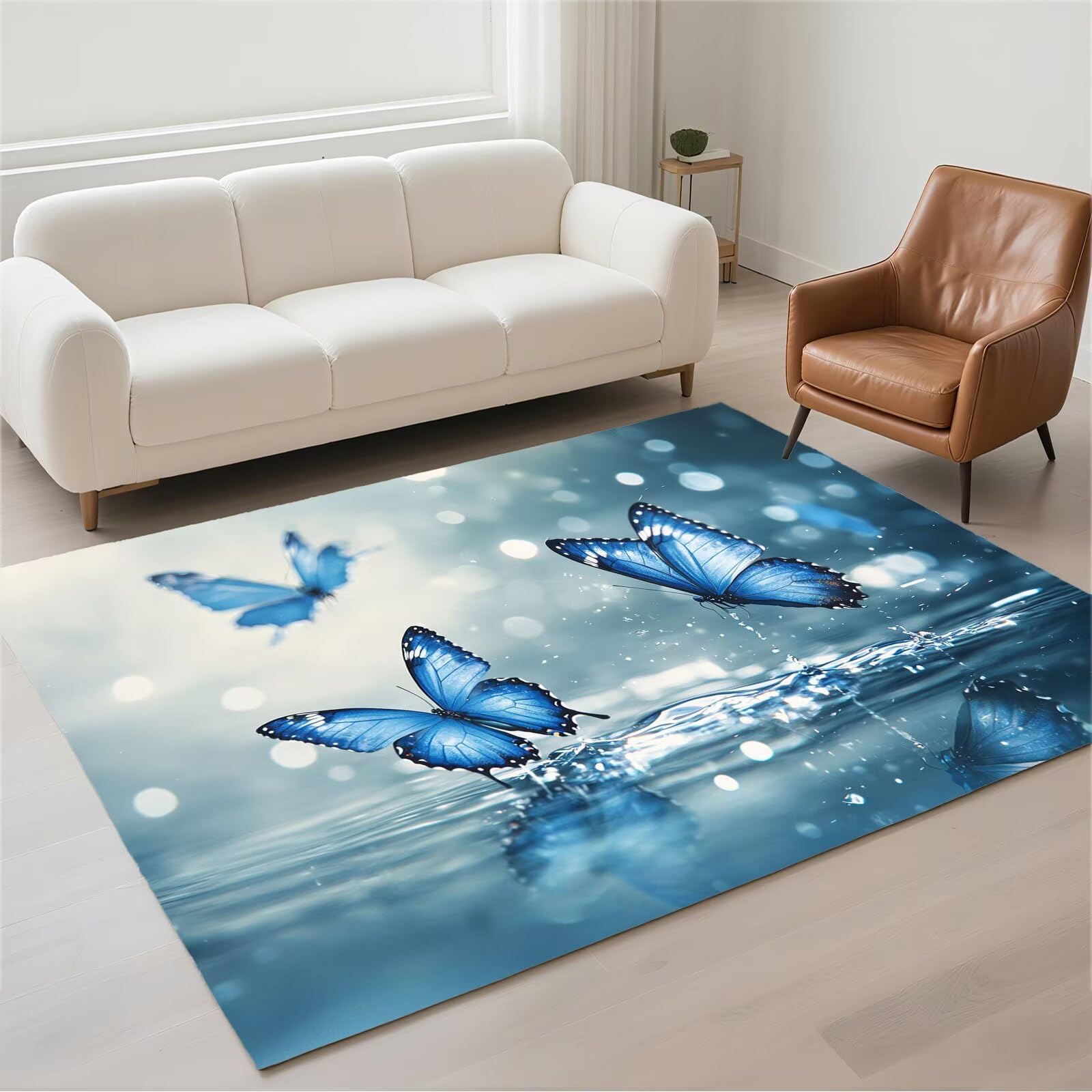 Tapis de couloir et salon moderne lavable pour une entrée accueillante