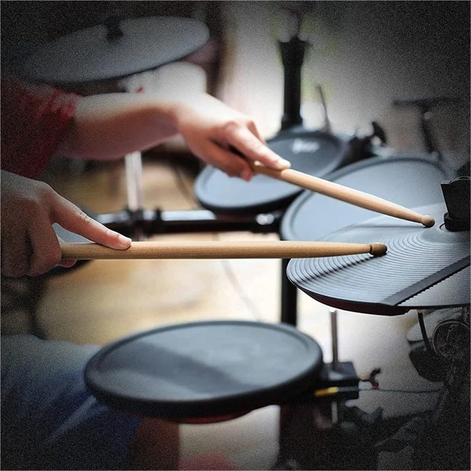 Percussion Instrumentdrumsticks, Drumsticks 2er-Pack Ahornholz 5A und 7A(5A)