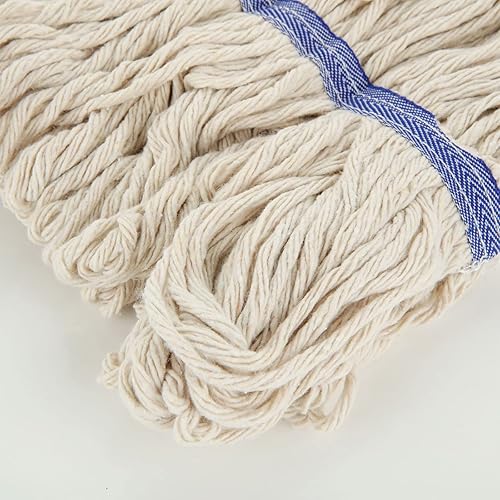 Miniatura 5 de CertBuy Paquete de 6 cabezales de repuesto para trapeador, cabezales de trapeador de repuesto para uso comercial de alta resistencia, repuesto de