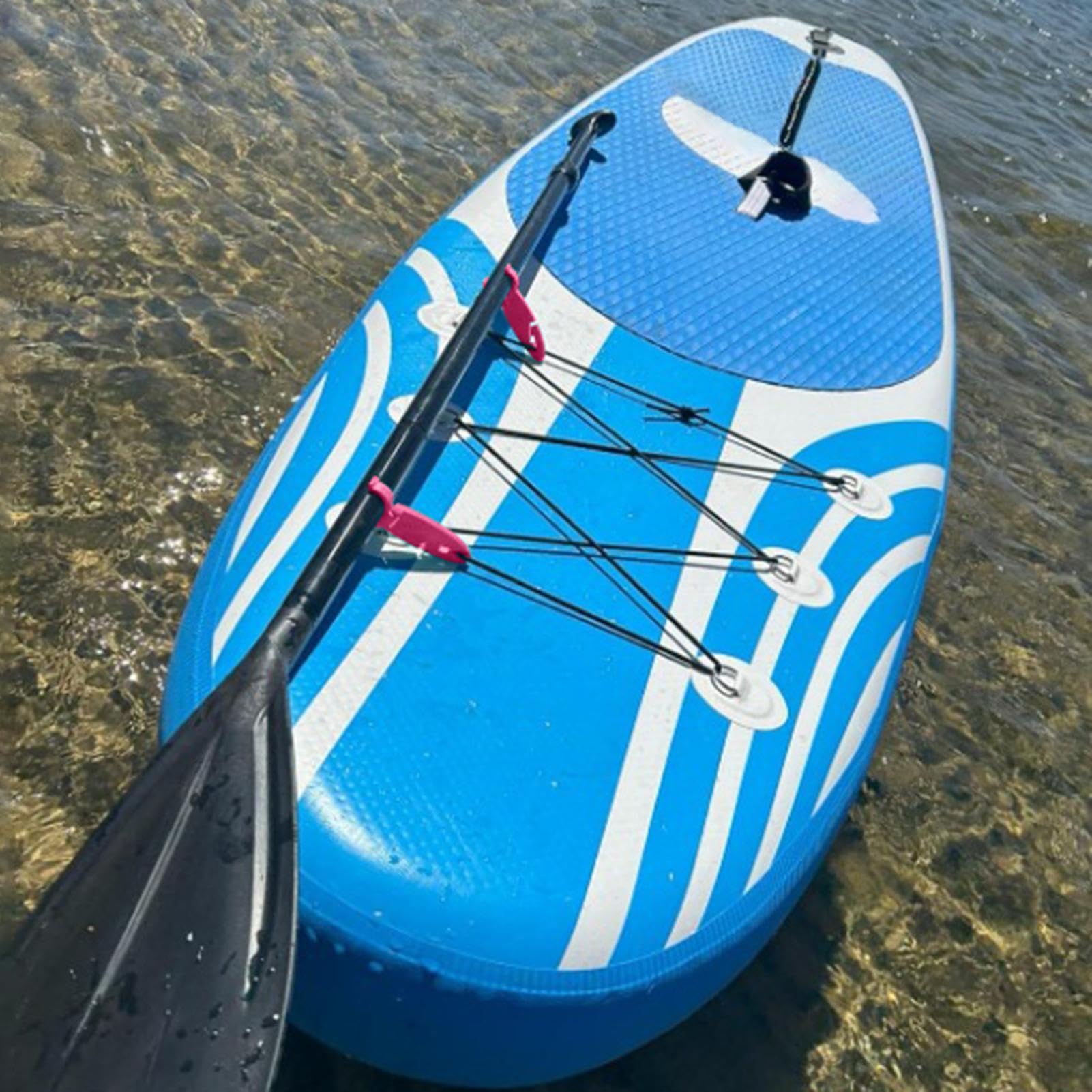 Portapagaia Supporto Per Kayak E Canoa - 2 Pezzi Morsetto di Fissaggio per Kayak - Fibbia di Fissaggio per Motore Barca | per l'uso con motoscafo, pesca, canoa, per il trasporto e il traino, per atlet