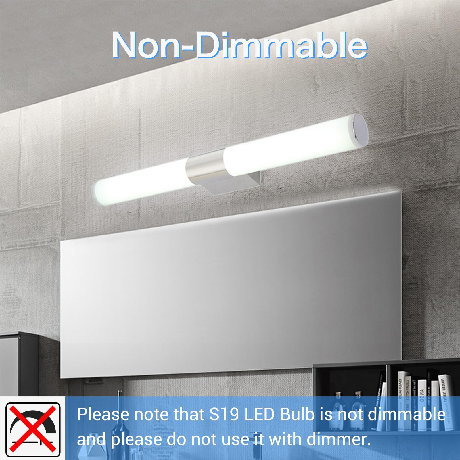 Caldarax 7W S19 LED Tubo 310MM, 600LM Luce Bianca Naturale