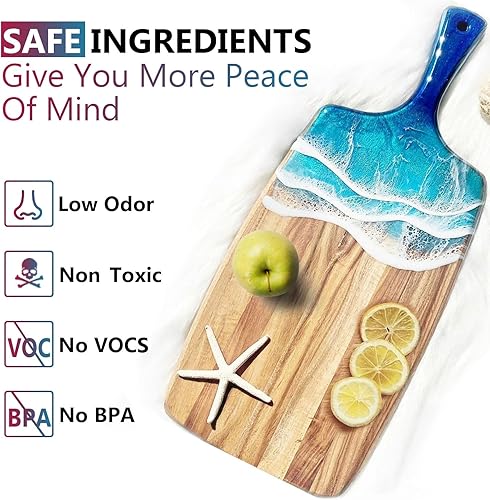 Miniatura 5 de Kit de resina epoxi de 2 galones, resina epoxi transparente de alto brillo, fácil de mezclar 11, resina artística libre de burbujas para