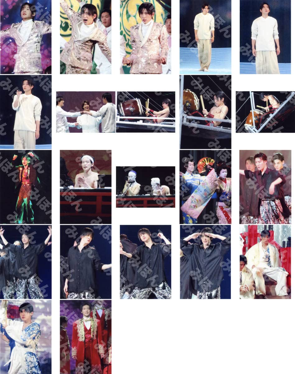Amazon.co.jp: 目黒蓮 Snow Man 滝沢歌舞伎ZERO FINAL 生写真 22枚 